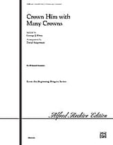 Crown Him with Many Crowns Handbell sheet music cover